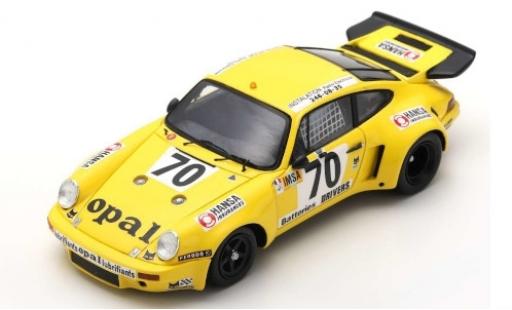 Porsche 930 RSR 1/43 Spark 911 Carrera RSR No.70 24h Le Mans 1977 S.de Lautour/J.P.Delaunay/J.Guerin diecast model cars
