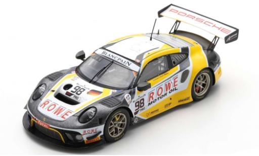 Porsche 992 GT3 R 1/43 Spark 911 GT3 R (991) No.98 ROWE Racing 24h Spa 2019 S.Müller/R.Dumas/M.Jaminet miniature