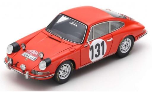 Porsche 911 1/43 Spark No.131 Rally Monte Carlo 1966 G.Klass/R.Wütherich miniature
