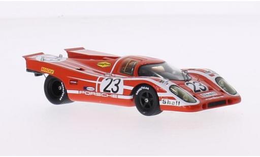 Porsche 917 1970 1/43 Spark K No.23 KG Salzburg Shell 24h Le Mans 1970 H.Herrmann/R.Attwood miniature