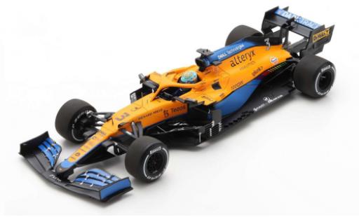 McLaren F1 1/18 Spark MCL35M No.3 Team Formel 1 GP Italien 2021 modellino in miniatura