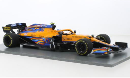 McLaren F1 1/43 Spark MCL35M No.4 Team Formel 1 GP Abu Dhabi 2021 diecast model cars