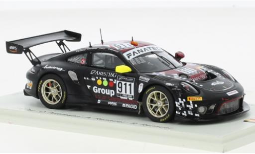 Porsche 991 GT3 R 1/43 Spark 911  No.911 Herberth Motorsport 24h Spa 2021 diecast model cars