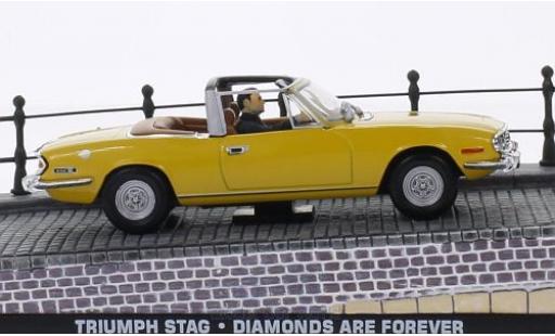 Triumph Stag 1/43 SpecialC 007 dunkeljaune RHD James Bond 007 Diamantenfieber ohne Vitrine miniature