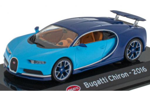 Bugatti Chiron 1/43 SpecialC 121 bleue/bleue 2016 miniature