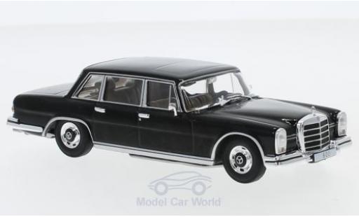 Mercedes 600 1/43 SpecialC 16 (W100) noire 1964 ohne Vitrine miniature