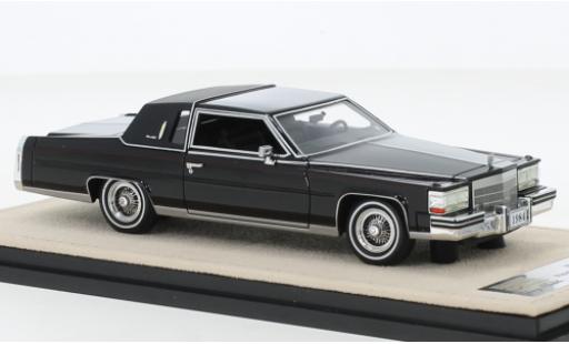 Cadillac Fleetwood 1/43 Stamp Models Brougham Coupe noire 1984 miniature