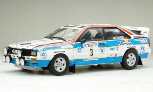 Audi Quattro 1/18 Sun Star quattro A2 No.3 ellesse Rallye WM Rally Argentinien 1984 J.Recalde/J.Del Buono miniature