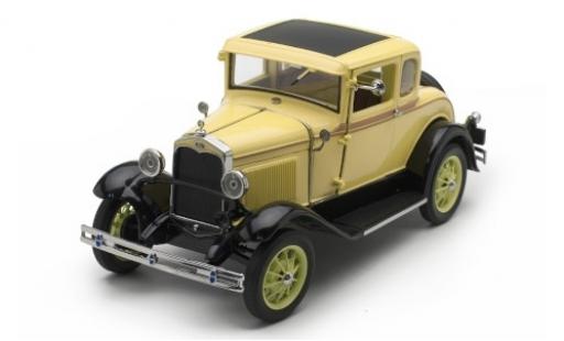 Ford Model A 1/18 Sun Star Coupe giallo 1931 modellino in miniatura