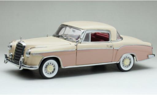 Mercedes CLA 1/18 Sun Star 220 SE Coupe (W128) beige clair/hellpink 1958 diecast model cars