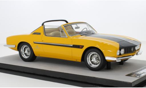 Ferrari 330 1/18 Tecnomodel GTS Spyder Michelotti yellow/matt-black 1967 diecast model cars