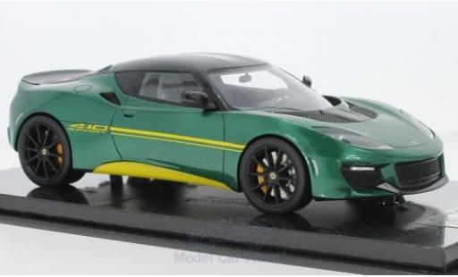 Lotus Evora S 1/18 Tecnomodel 410 metallic-green 2017 diecast model cars