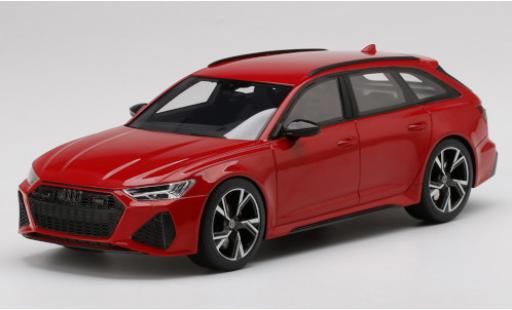 Audi RS6 1/18 Top Speed Avant Carbon Black Edition red diecast model cars