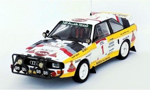 Audi Sport Quattro 1/43 Trofeu Sport quattro No.1 HB Team HB Rallye WM Safari Rallye 1985 H.Mikkola/A.Hertz miniature