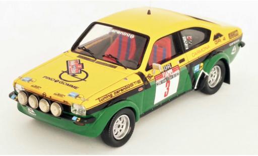Opel Kadett 1/43 Trofeu C GT/E No.3 Rally Elba 1977 W.Röhrl/W.Pitz miniature