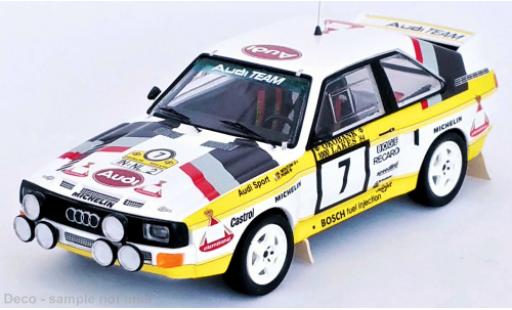 Audi Sport Quattro 1/43 Trofeu Sport quattro No.7 Team Rallye WM 1000 Lakes Rallye 1984 diecast model cars