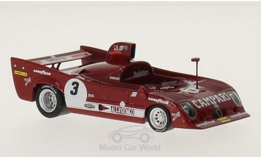 Alfa Romeo T33 1/18 TrueScale Miniatures TT 12 RHD No.3 Campari 6h Watkins Glen 1975 M.Andretti/A.Merzario