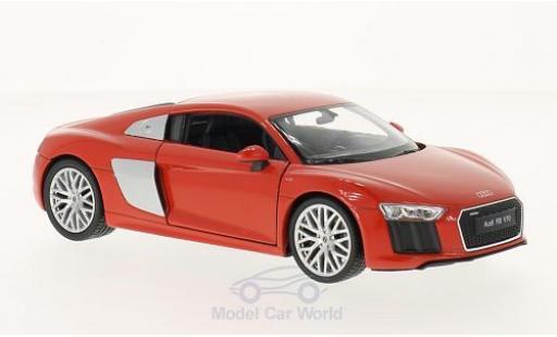 Audi R8 1/24 Welly V10 rouge miniature