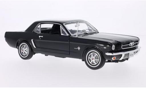 Ford Mustang 1/18 Welly Coupe black 1964 diecast model cars