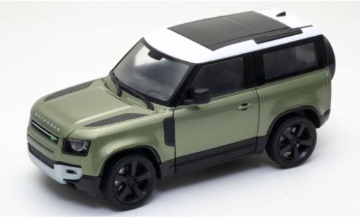 Land Rover Defender 1/24 Welly green/white 2020 diecast model cars