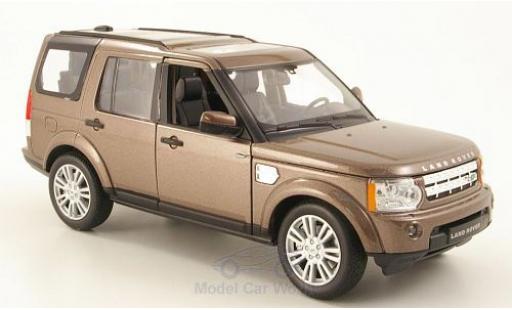 Land Rover Discovery 1/24 Welly 4 metallic-marron miniature