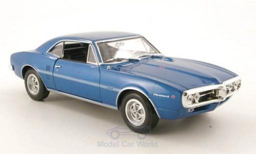 Pontiac Firebird 1/24 Welly metallic-bleue 1967 ohne Vitrine miniature