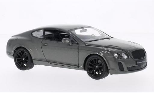 Bentley Continental 1/24 Welly Supersports metallic-dunkelgrise miniature
