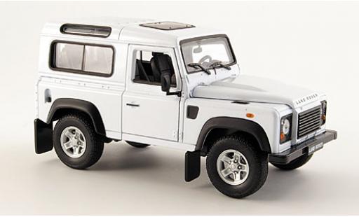 Land Rover Defender 1/24 Welly blanche diecast model cars