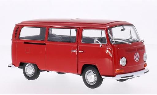 Volkswagen T2 1/24 Welly bus rouge 1972 miniature