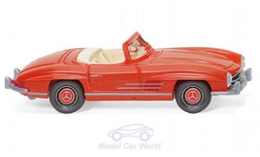 Mercedes 300 1/87 Wiking SL Roadster red 1957 diecast model cars