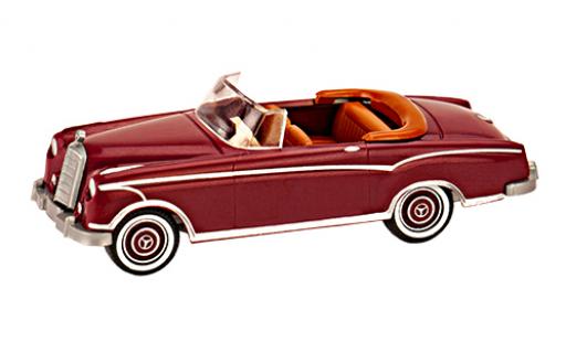 Mercedes 220 1/87 Wiking PMS S Cabriolet (W180 II) dunkelred s�rie 800 diecast model cars