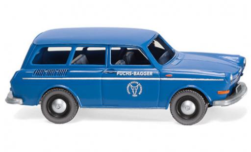 Volkswagen 1600 1/87 Wiking Variant Fuchs-Bagger Kundendienst 1969 miniature