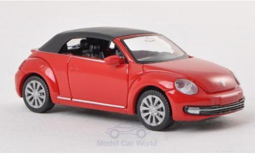 Volkswagen Beetle Cabriolet 1/87 Wiking rouge geschlossen miniature