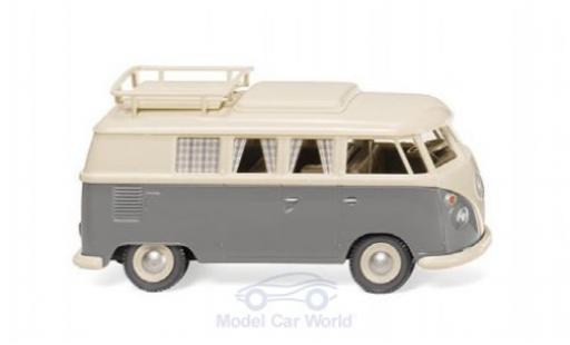 Volkswagen T1 1/87 Wiking Campingbus beige/gris coche miniatura