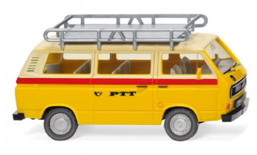 Volkswagen T3 1/87 Wiking Bus PTT 1979 diecast model cars