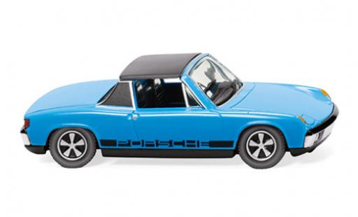 Porsche 914 1/87 Wiking Volkswagen bleu clair 1969 miniature
