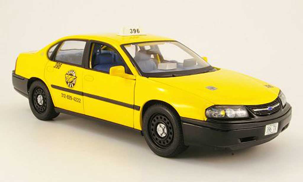 Chevrolet Impala Taxi 1/18 Maisto Taxi yellow americain diecast model cars