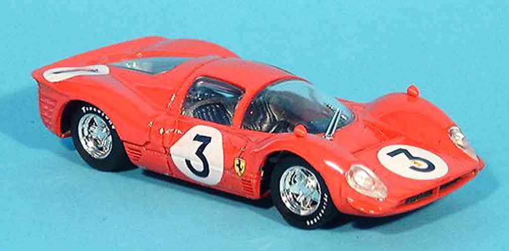 Ferrari 330 P4 1/43 Brumm no.3 l.bandini sieger 1000km monza 1967 diecast model cars