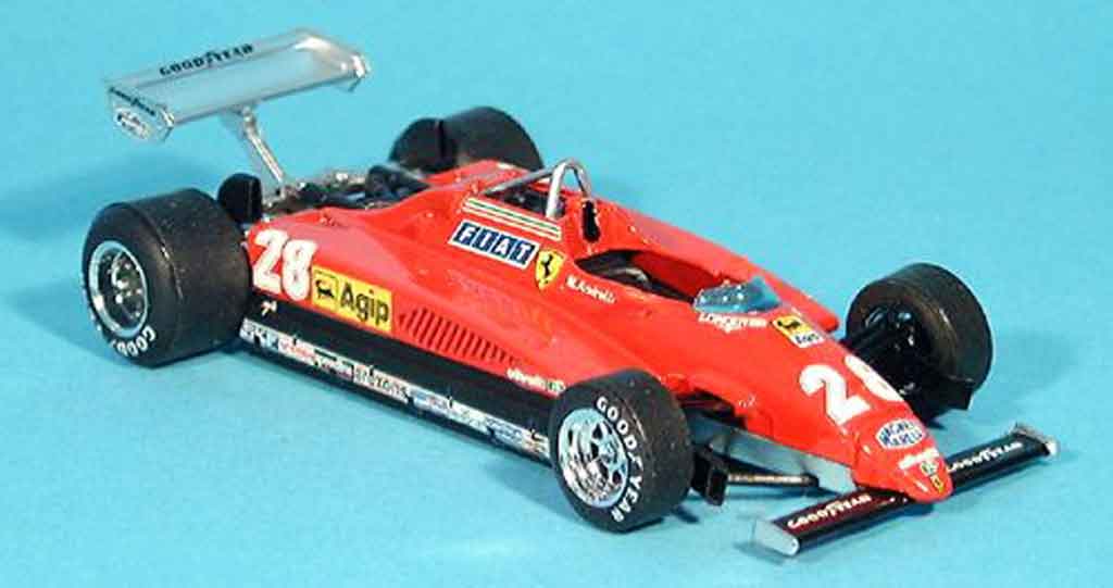 Ferrari 126 1982 1/43 Brumm 1982 C2 no.28 m.andretti gp monza miniature