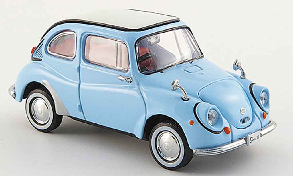 Subaru 360 1/43 Ebbro bleu 1963 miniature