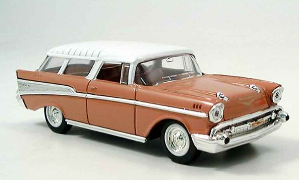 Chevrolet Nomad 1/43 Yat Ming pink 1957 miniature