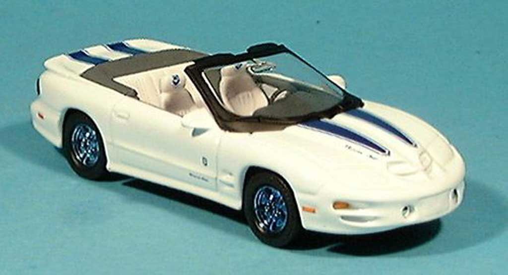 Pontiac Firebird 1999 1/43 Yat Ming Trans Am Cabriolet blanche miniature