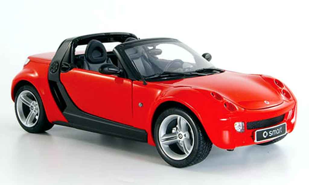 Smart Roadster 1/18 Kyosho rouge 2003 miniature