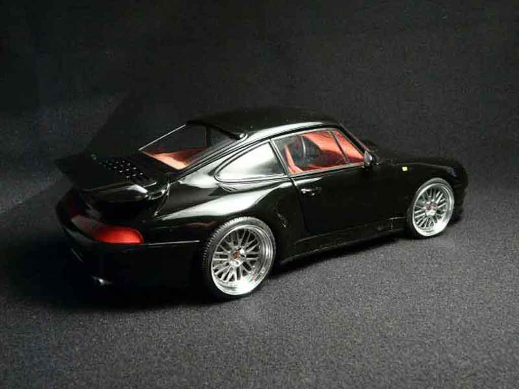 Porsche 993 Turbo S 1/18 Ut Models Turbo s noire tuning miniature