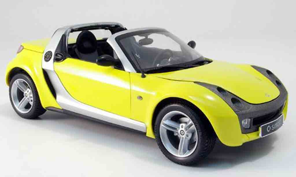 Smart Roadster 1/18 Kyosho jaune miniature