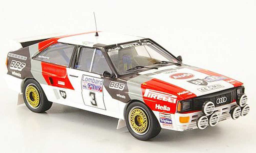 Audi Quattro 1/43 Trofeu Sieger RAC Blomquist-Cederberg 1983