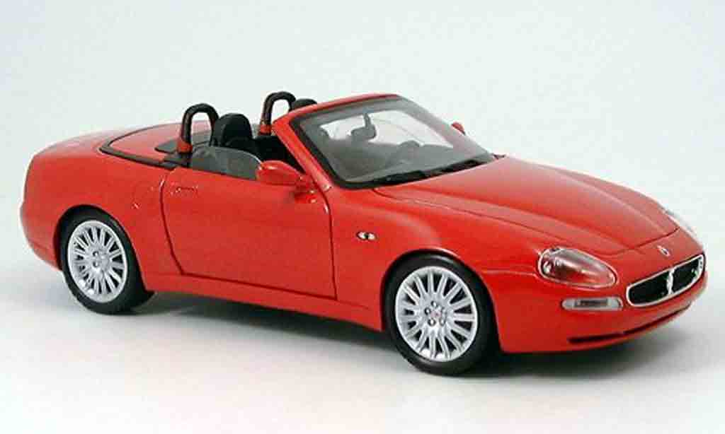 Maserati GT Spyder 1/18 Burago rouge 2003 miniature