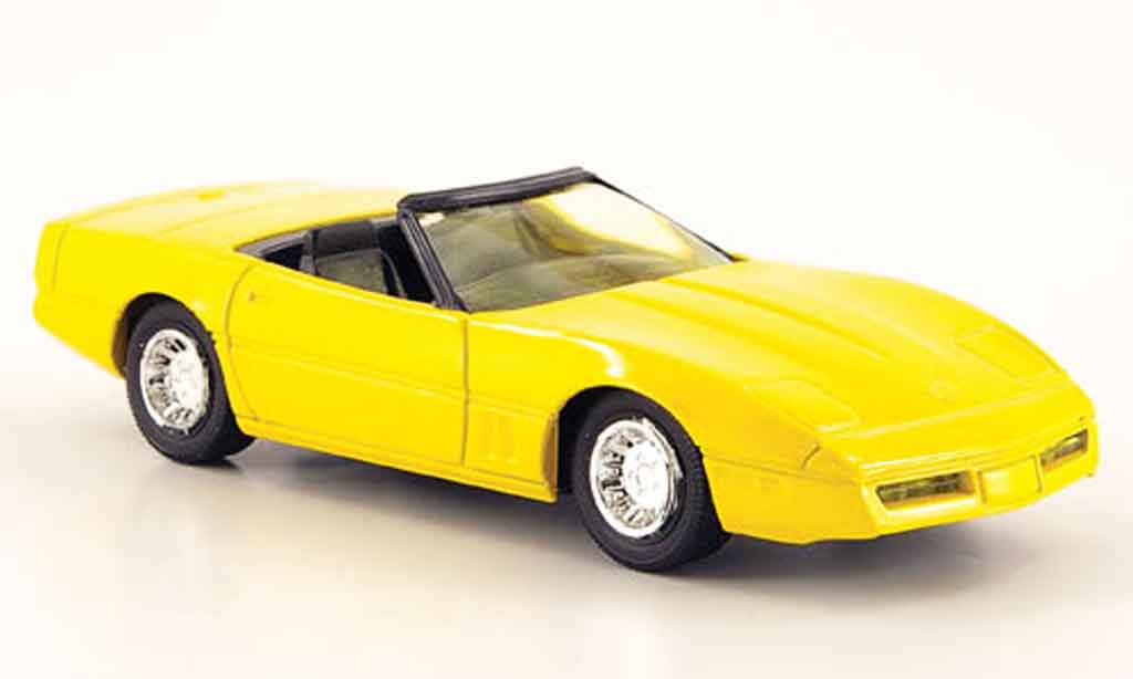 Diecast Model Cars Chevrolet Corvette C4 143 Solido Cabriolet Yellow 1984