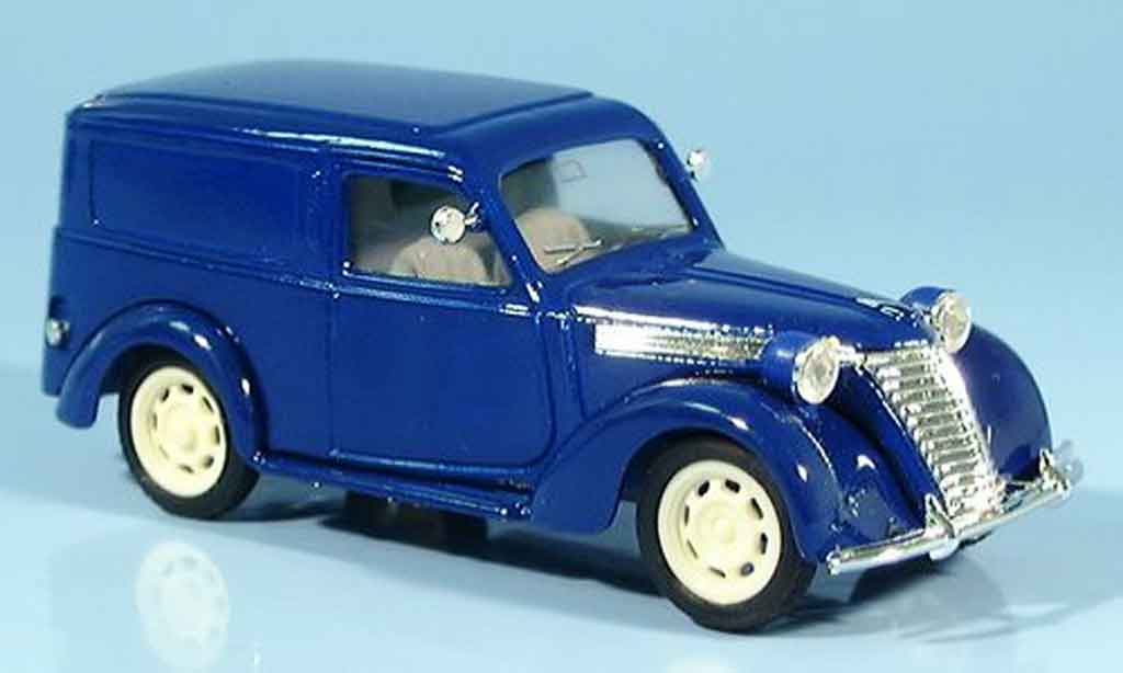 Fiat 1100 1949 1/43 Brumm 1949 E bleu Kastenwagen miniature
