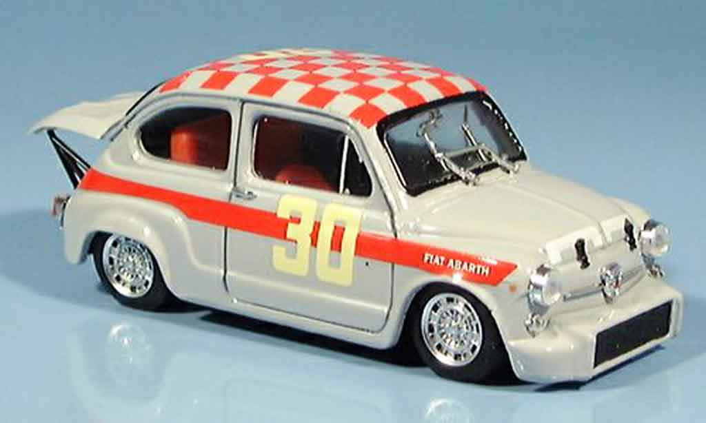 Fiat 600 1/43 Brumm Abarth 1000 No.30 Baghetti Sieger Monza 1966 diecast model cars